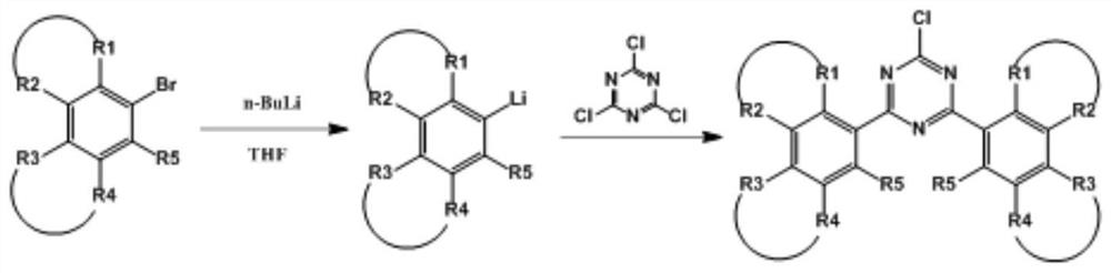 Triazine compound and preparation method thereof