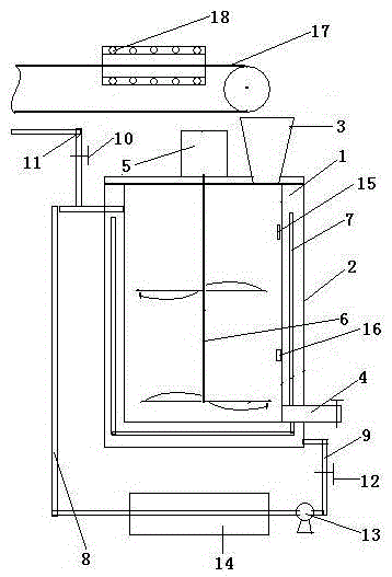 Modified heavy calcium carbonate special for paint and preparation method and device thereof