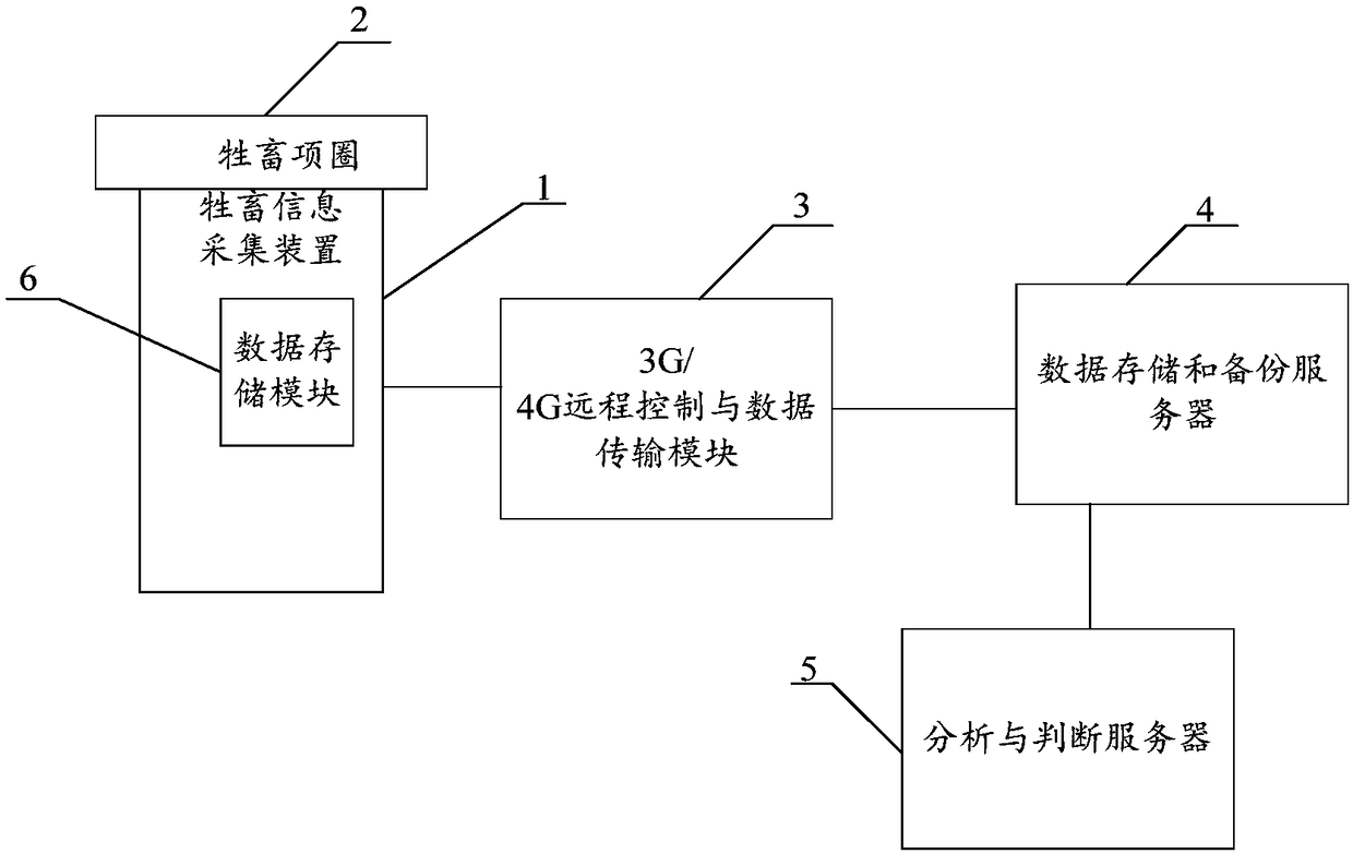 Source tracing method and system for grazing animal growth process