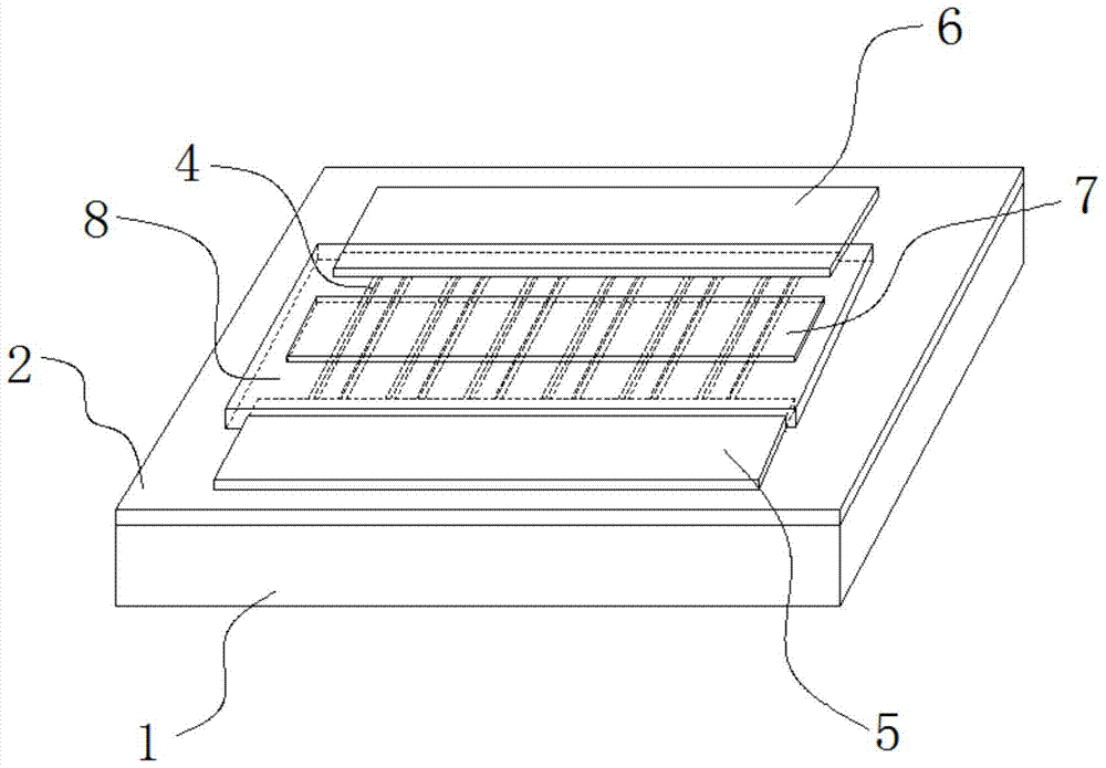 Integrated nonpolar gan nanowire high electron mobility transistor and its preparation method