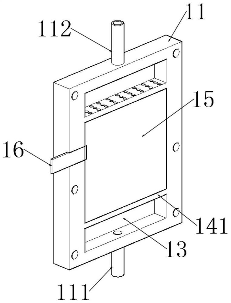 A stacked three-dimensional rocking chair capacitive deionization device and deionization method