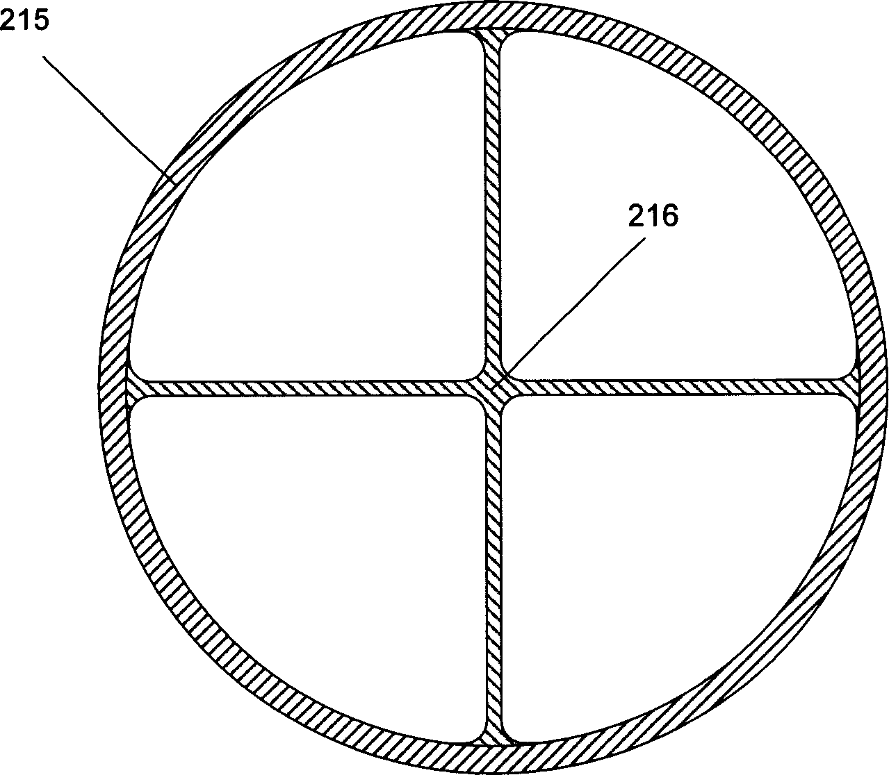 Vertical reduction tank and reduction furnace device for metal smelting