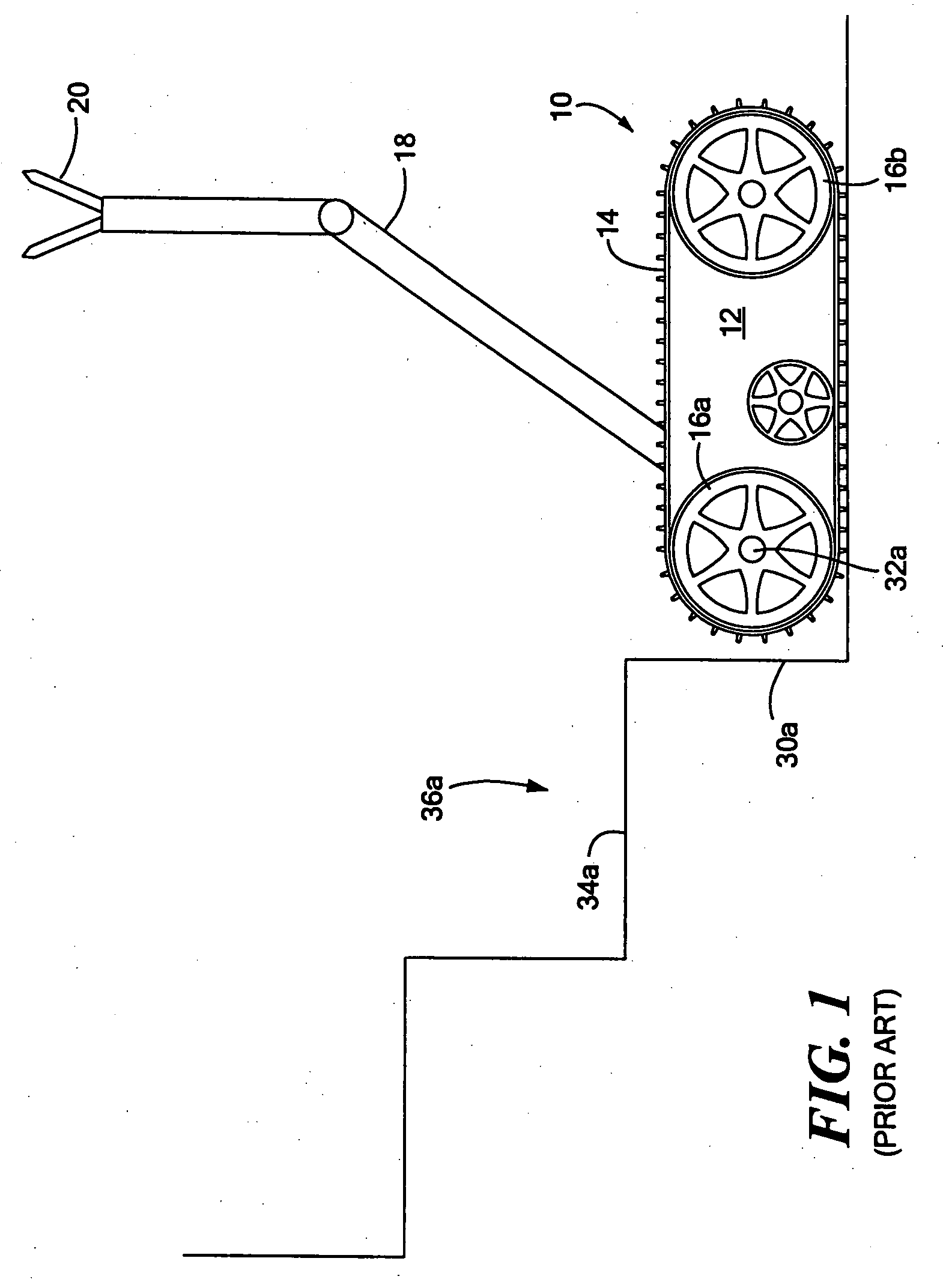 Stair assist robot mechanism and method