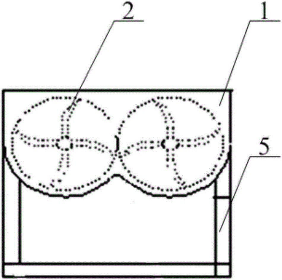 Inorganic filler and natural latex mixing equipment