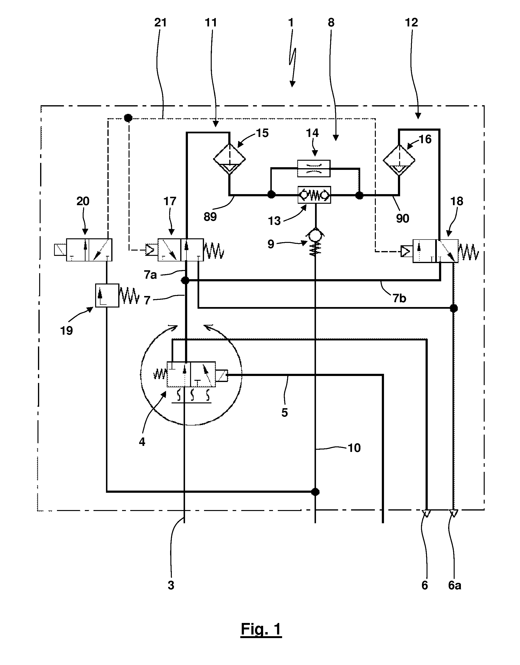 Air Processing Device with Two Air Dryer Cartridges