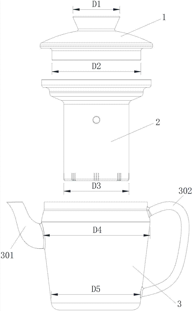 Novel tea-making pot