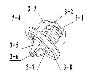 Engine piston cooling device