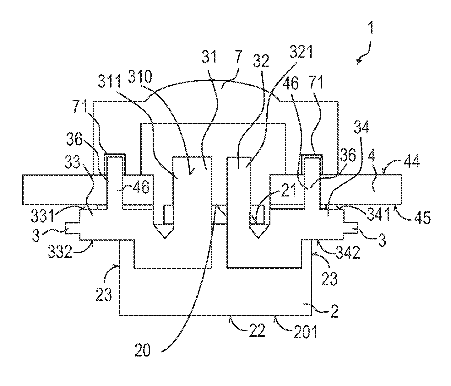 Housing for an optoelectronic semiconductor component and method for producing such a housing