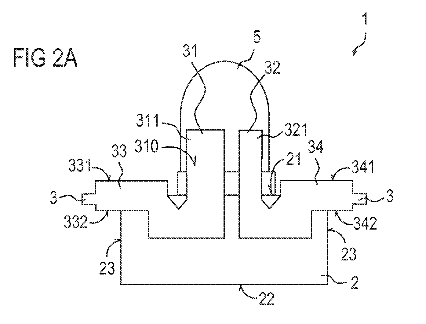 Housing for an optoelectronic semiconductor component and method for producing such a housing