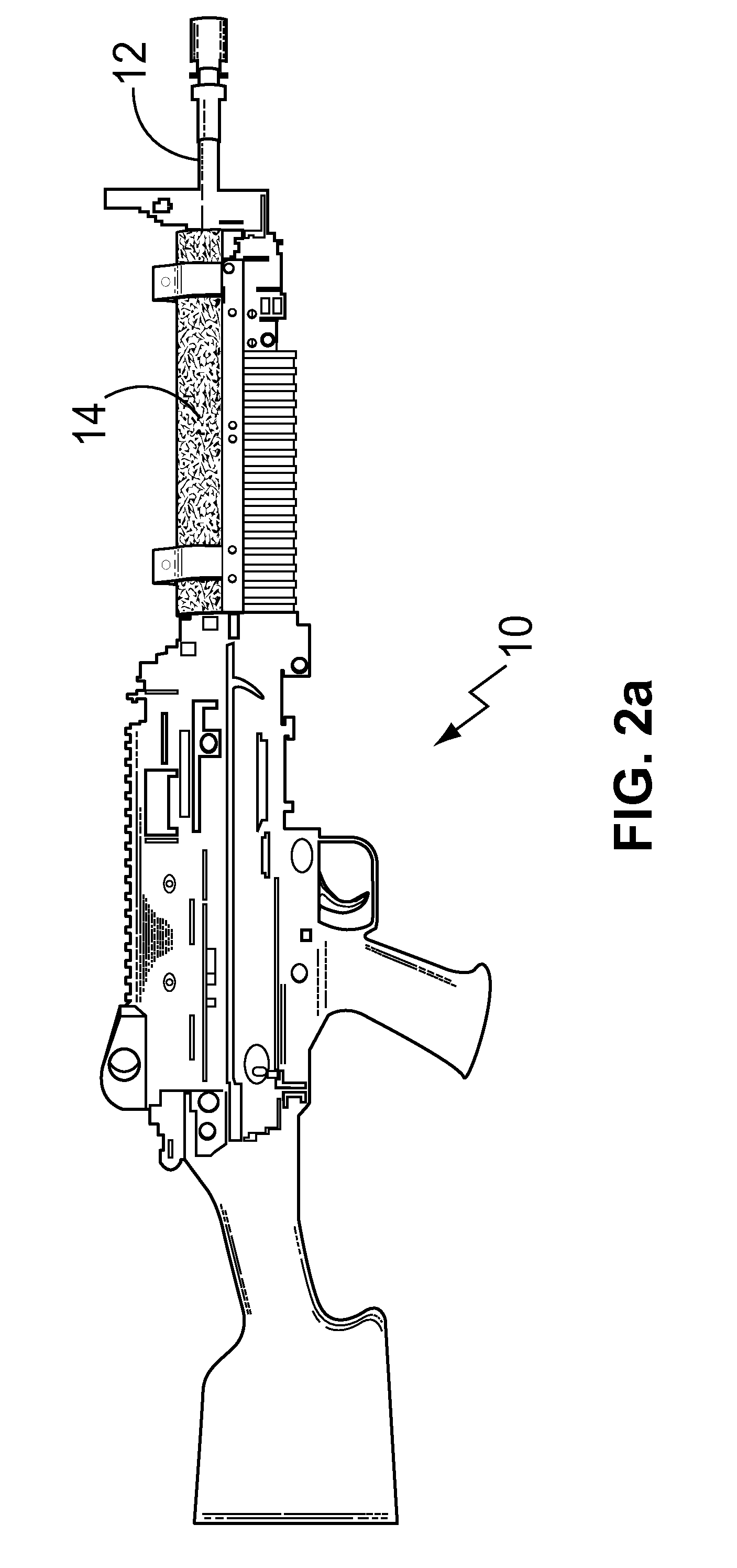 Cooling of weapons with graphite foam