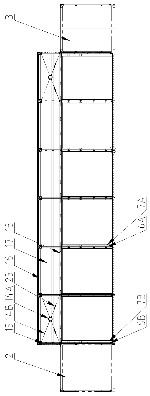 Modular combined house and constructing method thereof