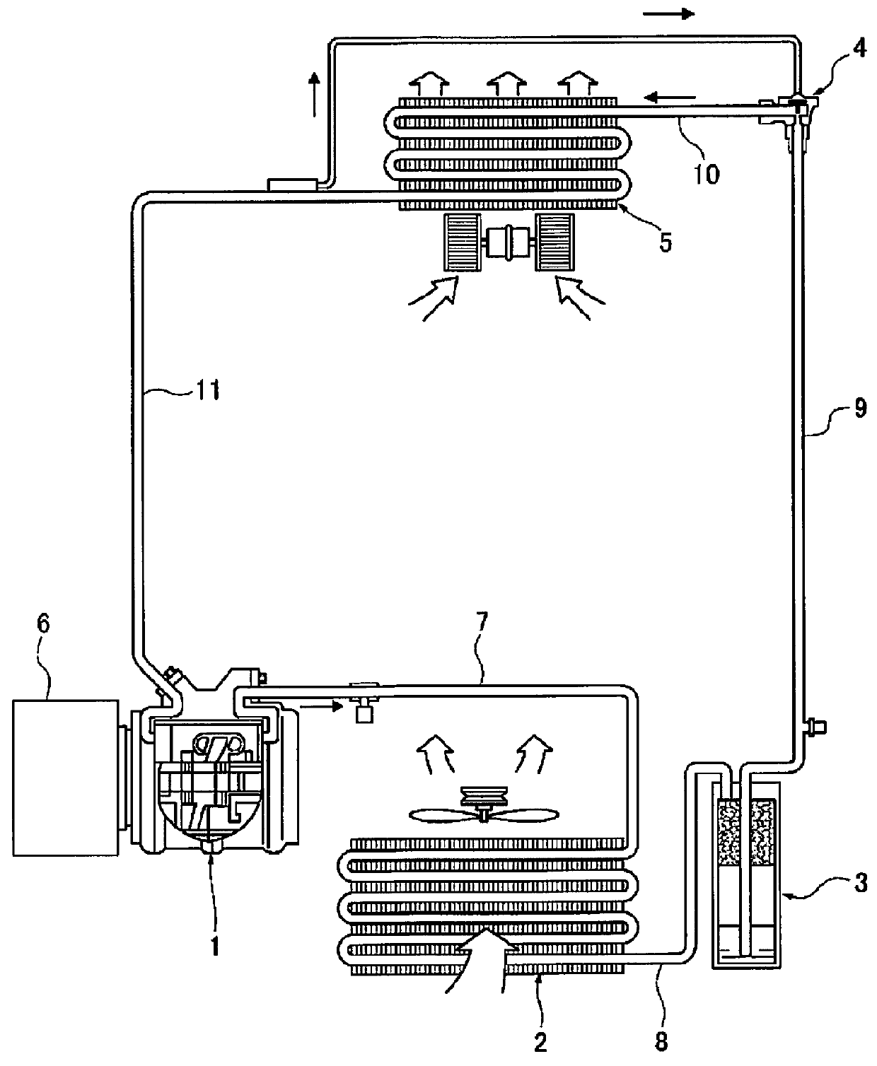 Air conditioning device for vehicle