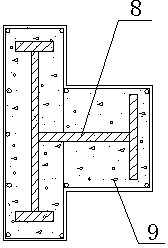 Reticulated shell-annular truss frame-irregular-shaped combination column combined support spherical tank system capable of slightly moving