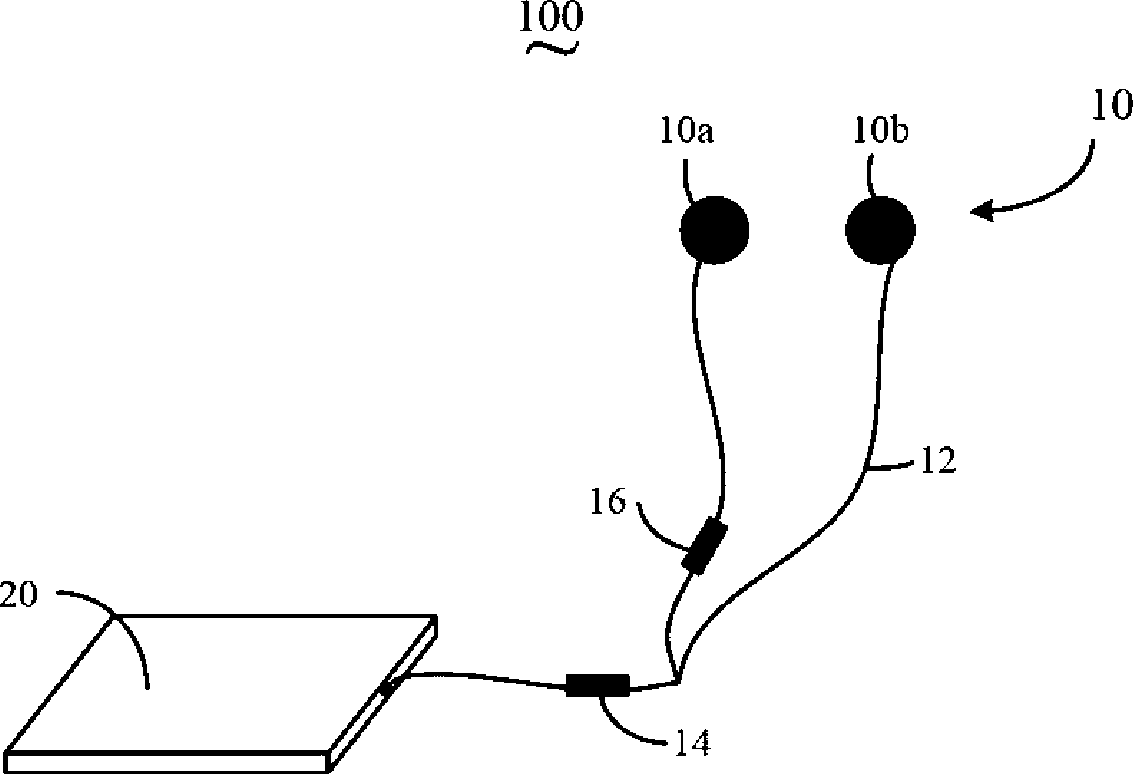 Earphone and audio display system using same