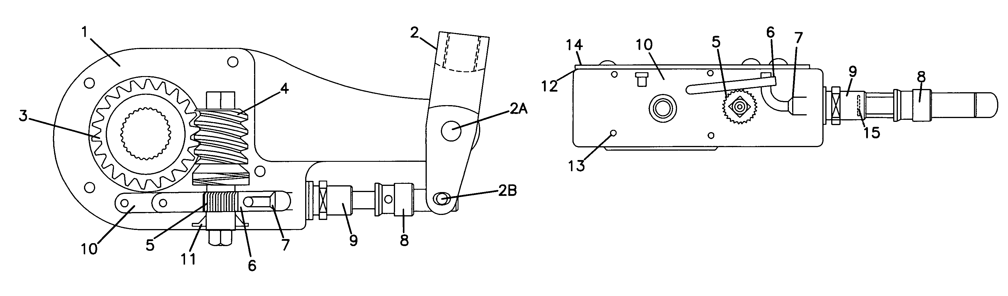 Automatic slack adjuster assembly for vehicle braking system