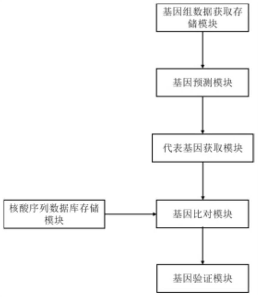 Construction method and system of microbial gene database