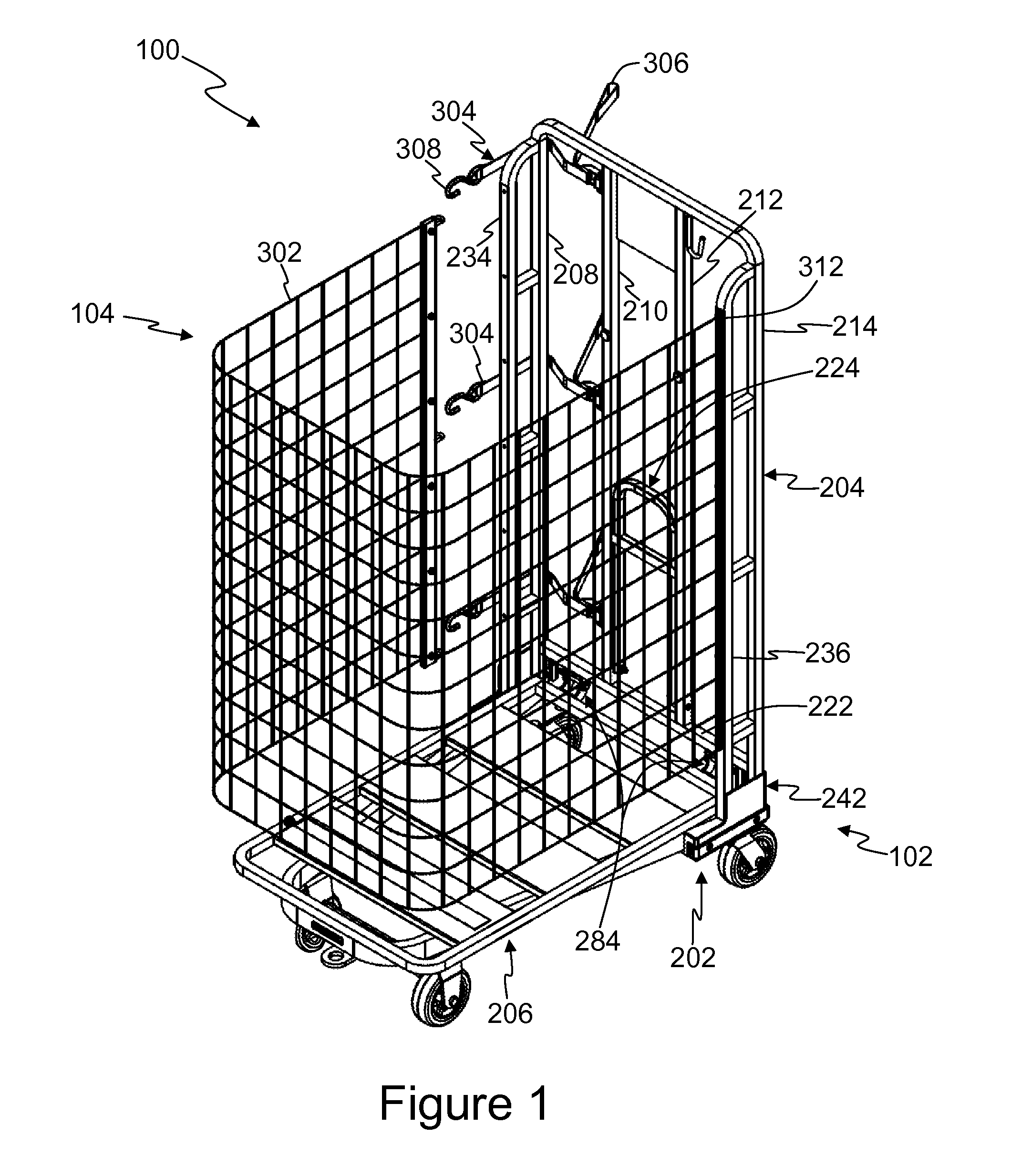 Material handling cart and method of assembling the same