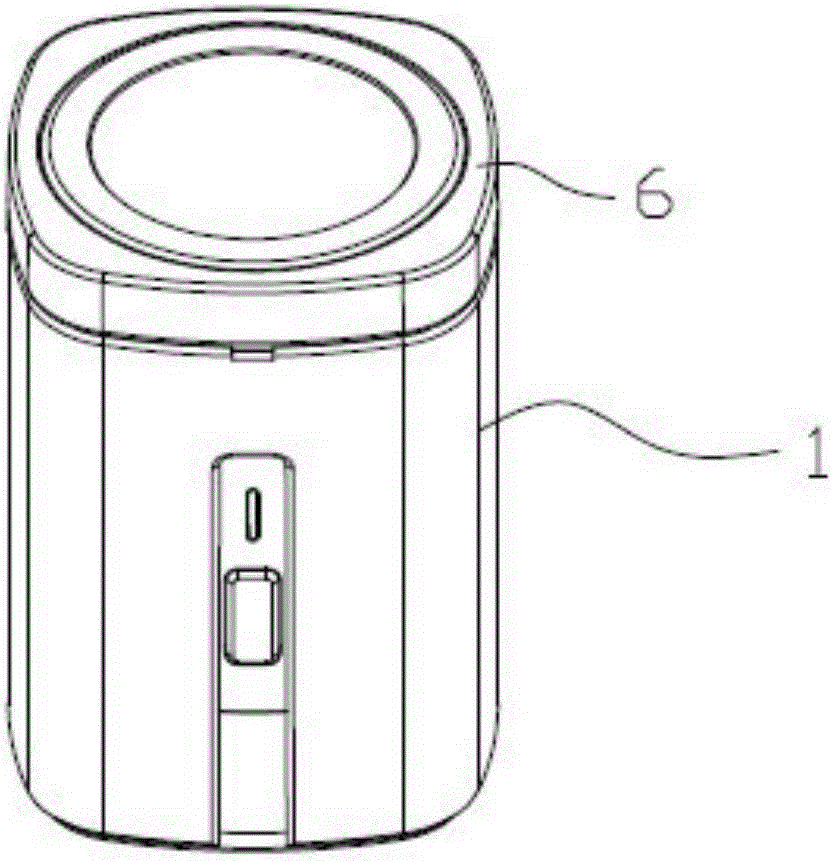 Portable hydrogen-rich water generating device