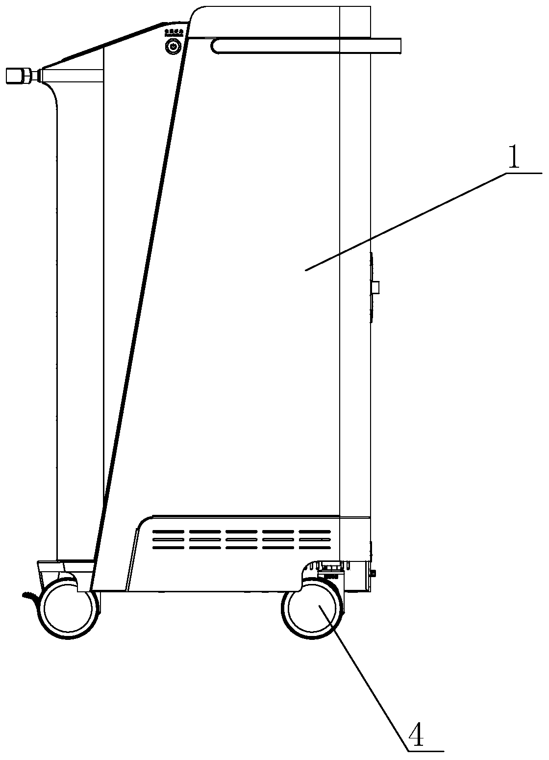 Expandable dressing change vehicle