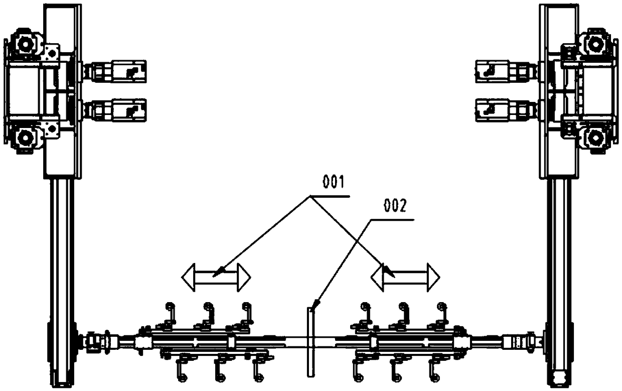 Conveying device, system and method used for press line pressing machine room or multi-station pressing machine