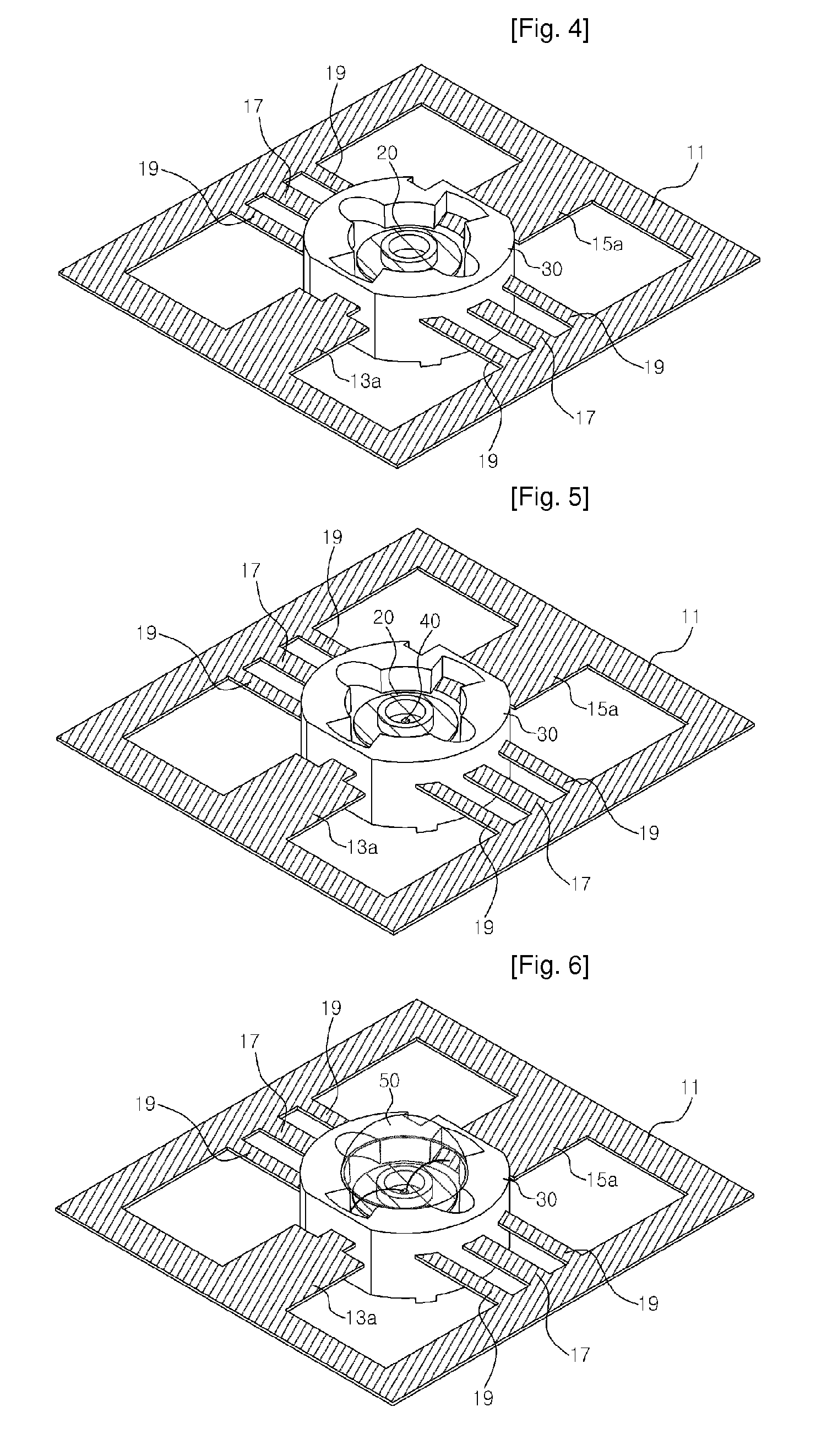 Leadframe having a heat sink supporting part, fabricating method of a light emitting diode package using the same, and light emitting diode package fabricated by the method