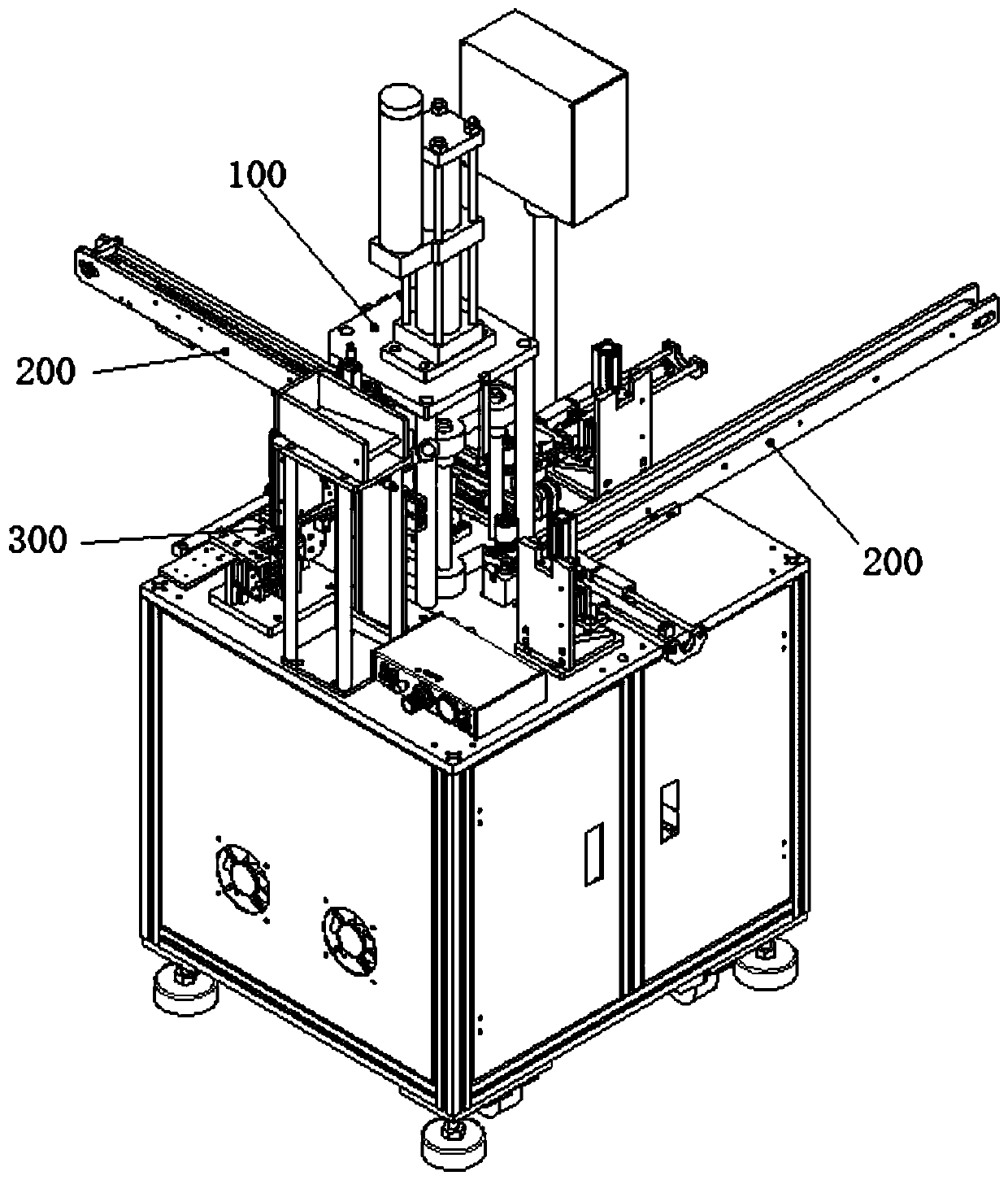 Machine housing and rotating shaft assembling device