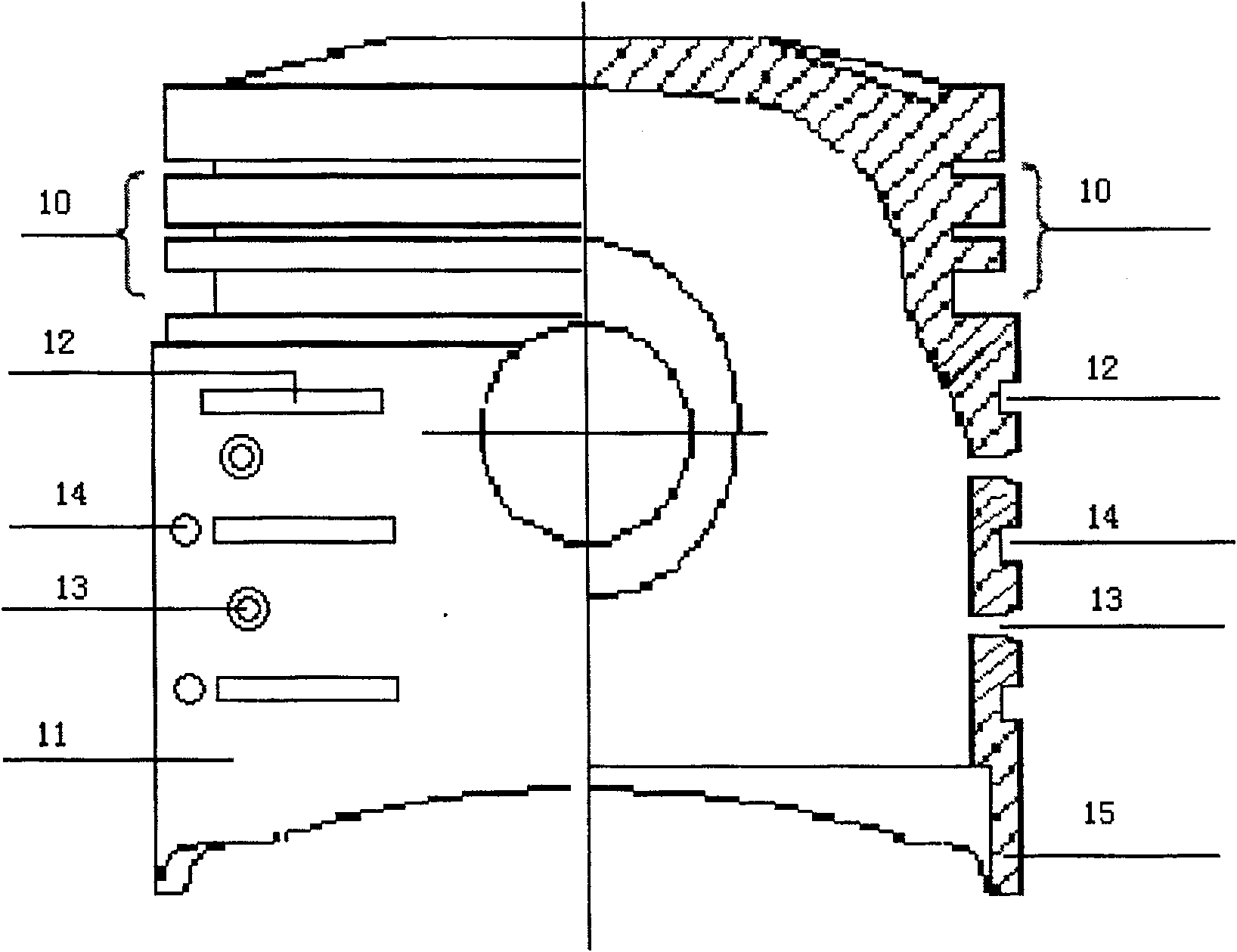 Method for reducing friction between piston and cylinder wall of internal-combustion engine, and Oil saving piston