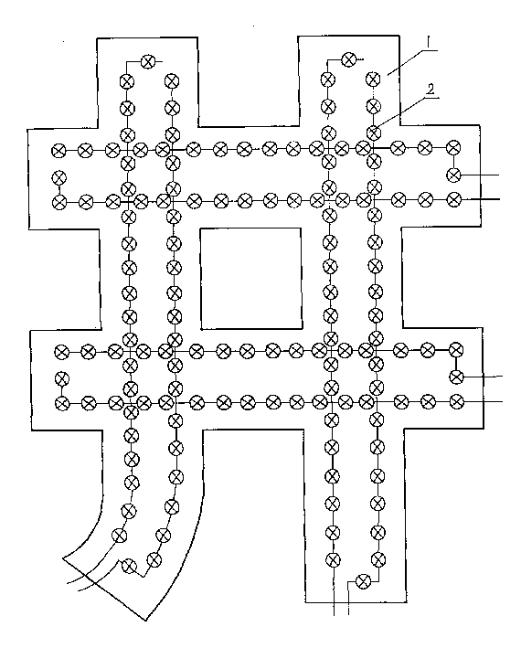 Process for producing integrated energy saving neon lamp