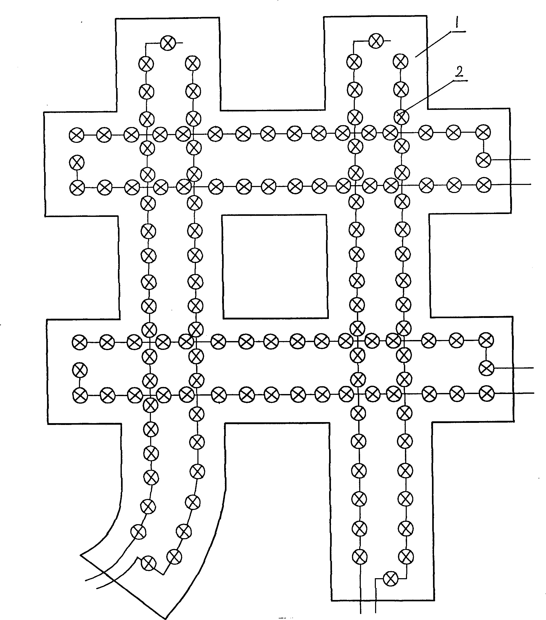 Process for producing integrated energy saving neon lamp