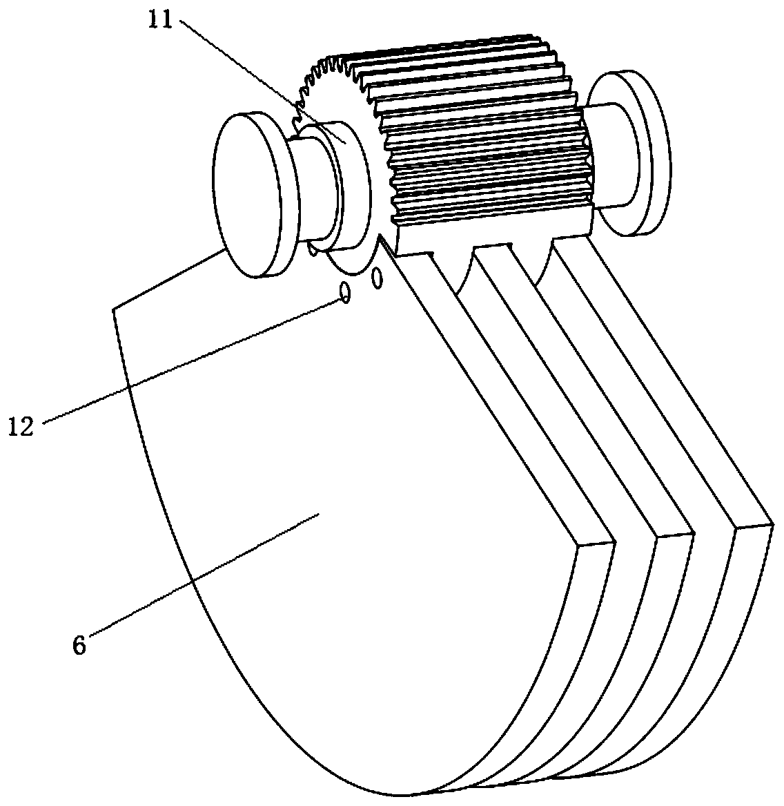 Speed amplification type viscous damping wall