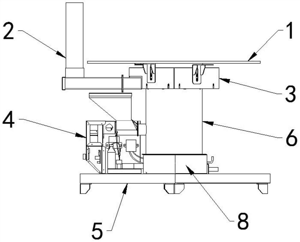 Smokeless energy-saving air return furnace