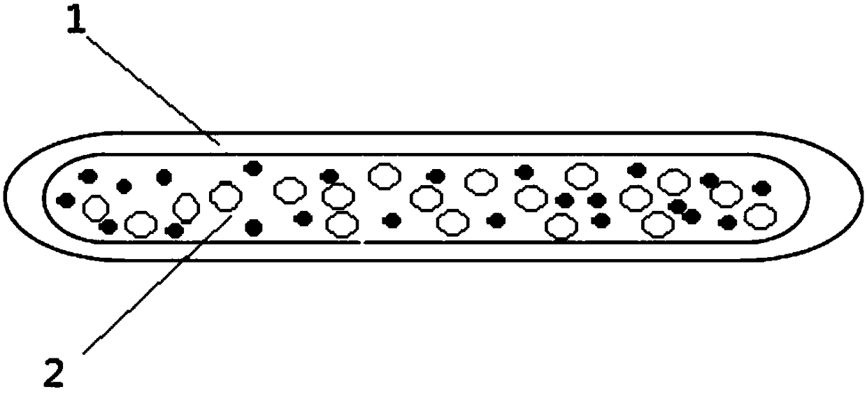 Constant temperature self-heating device containing phase change microcapsules