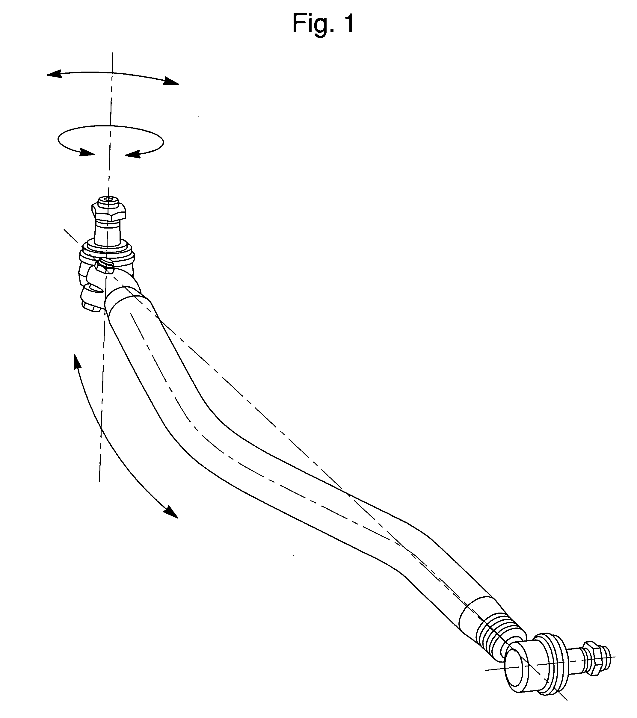 Ball joint with angular movement restriction system