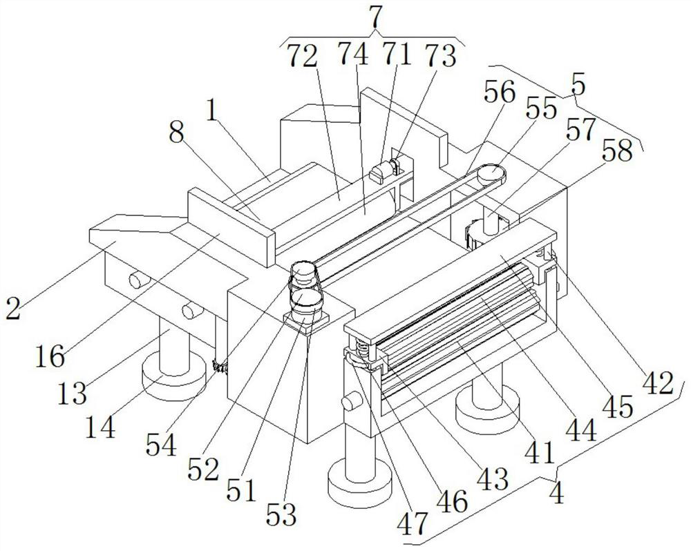 Fireproof door plate polishing equipment