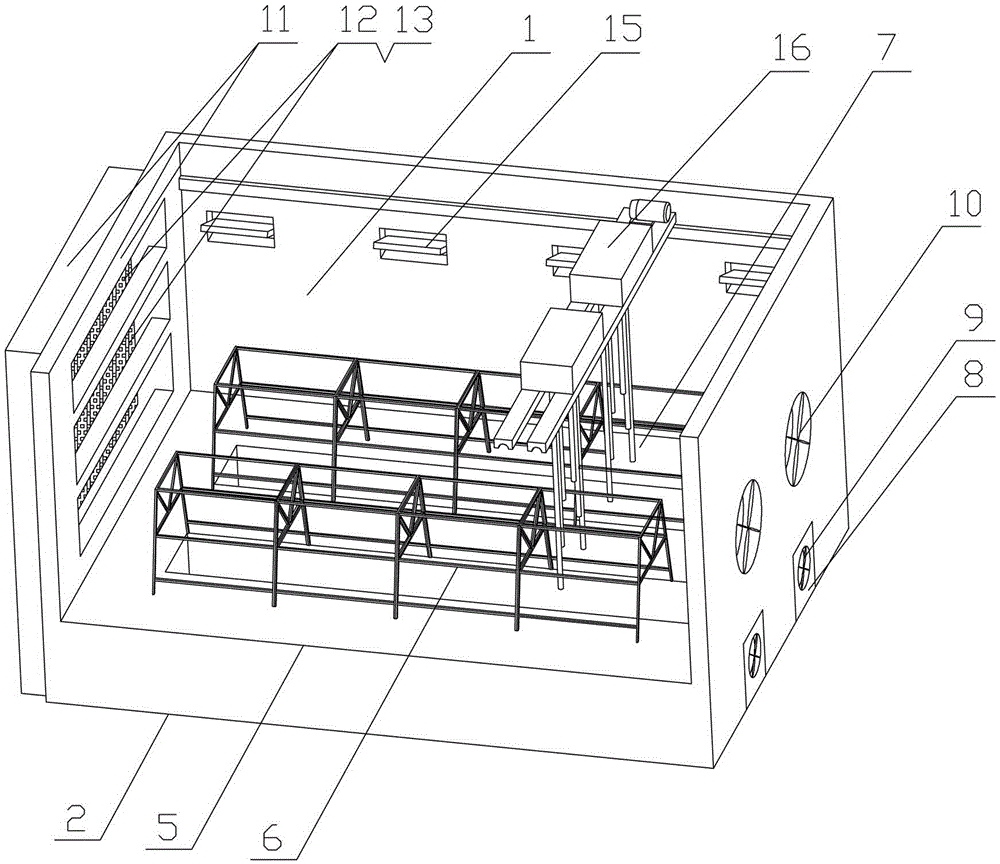 Zero-emission environment-friendly henhouse