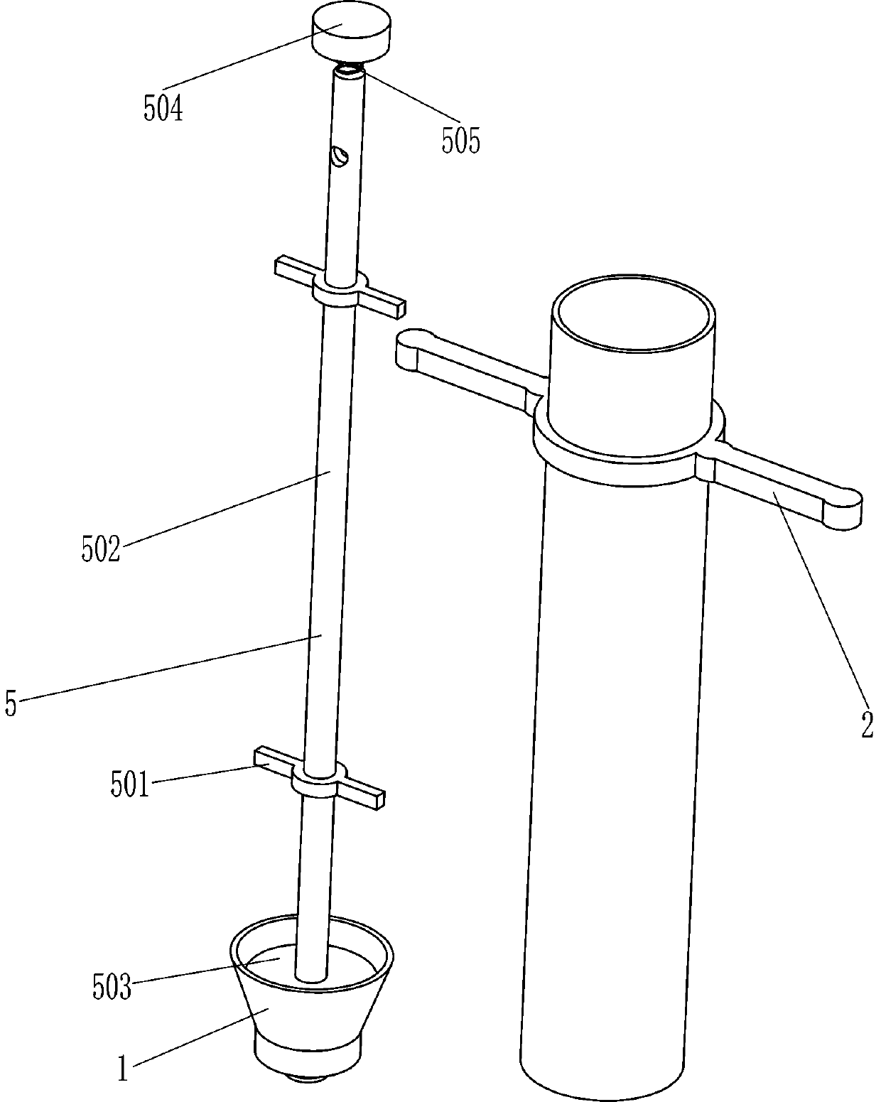 Quick fertilizer applicator with quantitative control function