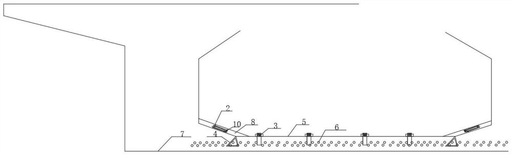 Construction method for controlling floating of core mold of cast-in-place box girder