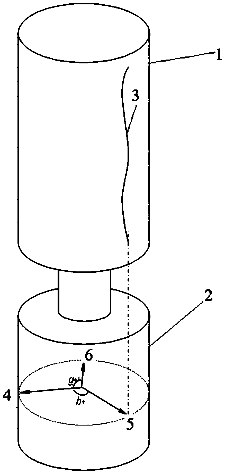 A direction-finding device and method for measuring ground stress