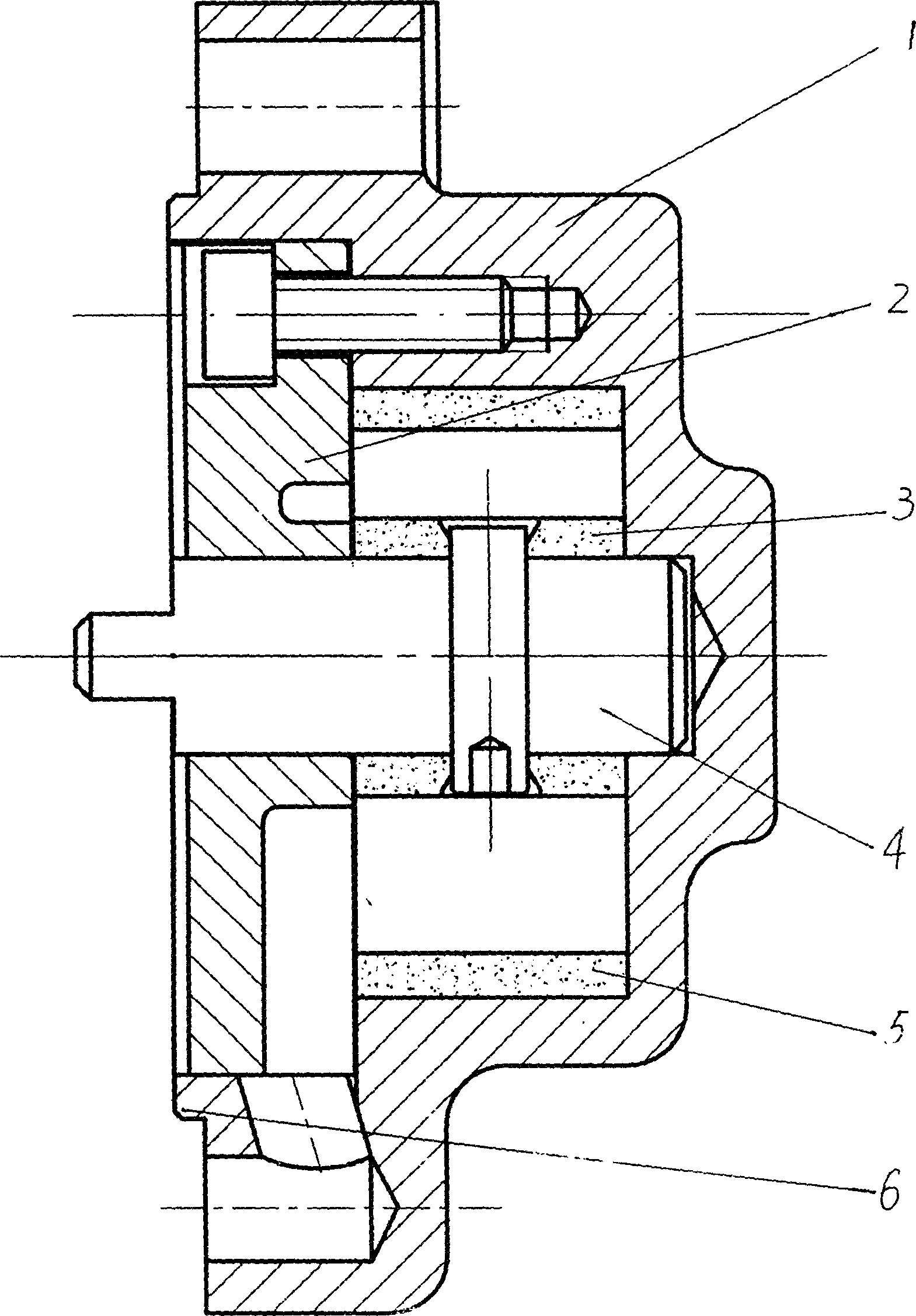 Machine oil pump of I.C. engine