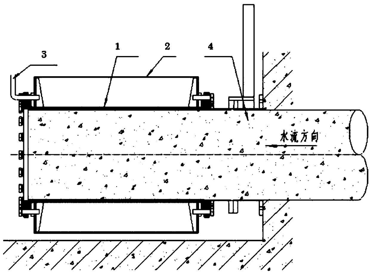 Diversion well with cut-off device installed on inner side and control system thereof