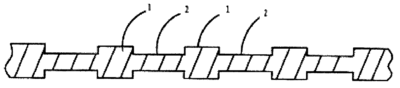 Production method of polypropylene crude fiber and application method of combination polypropylene crude fiber and organic nano materials in sprayed concrete