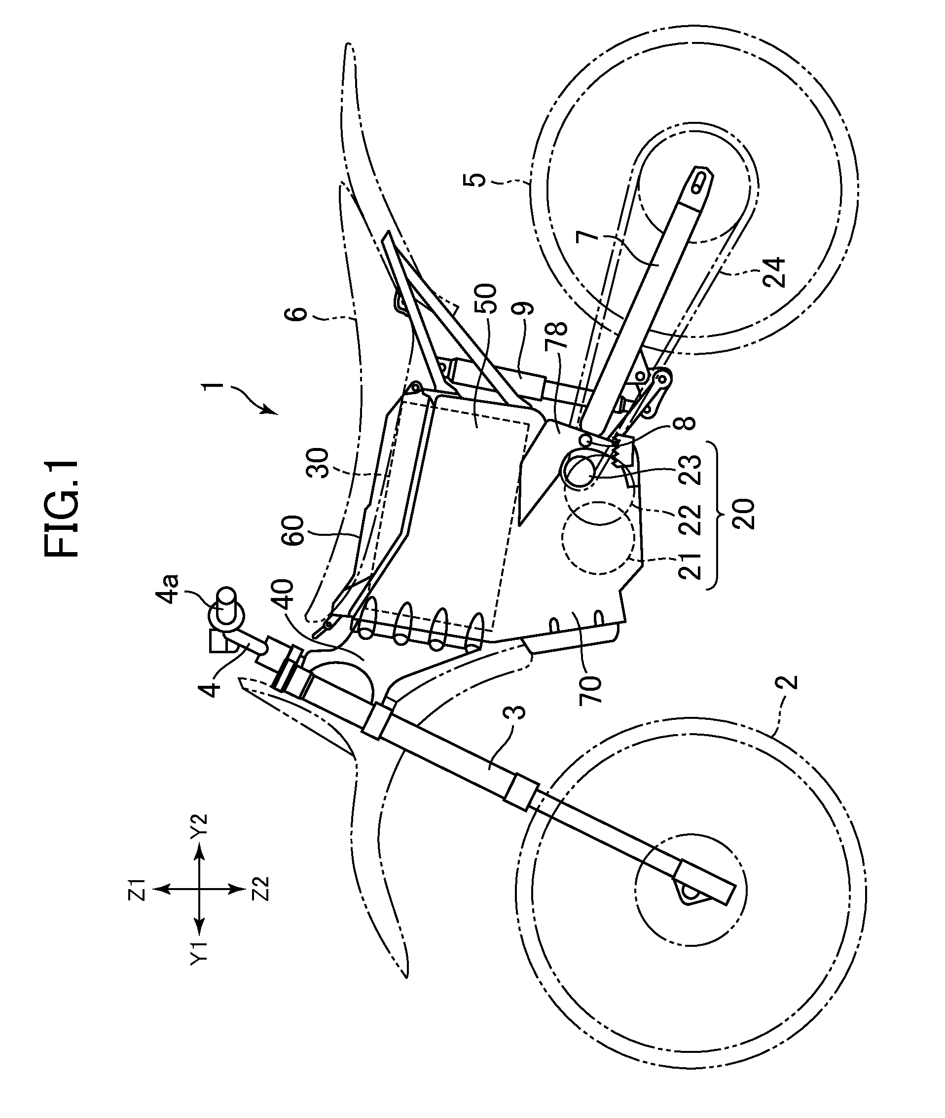 Saddle-type electric vehicle