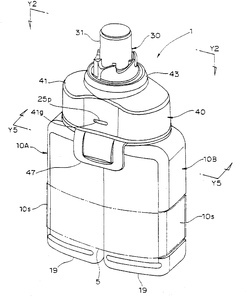 Fluid container unit