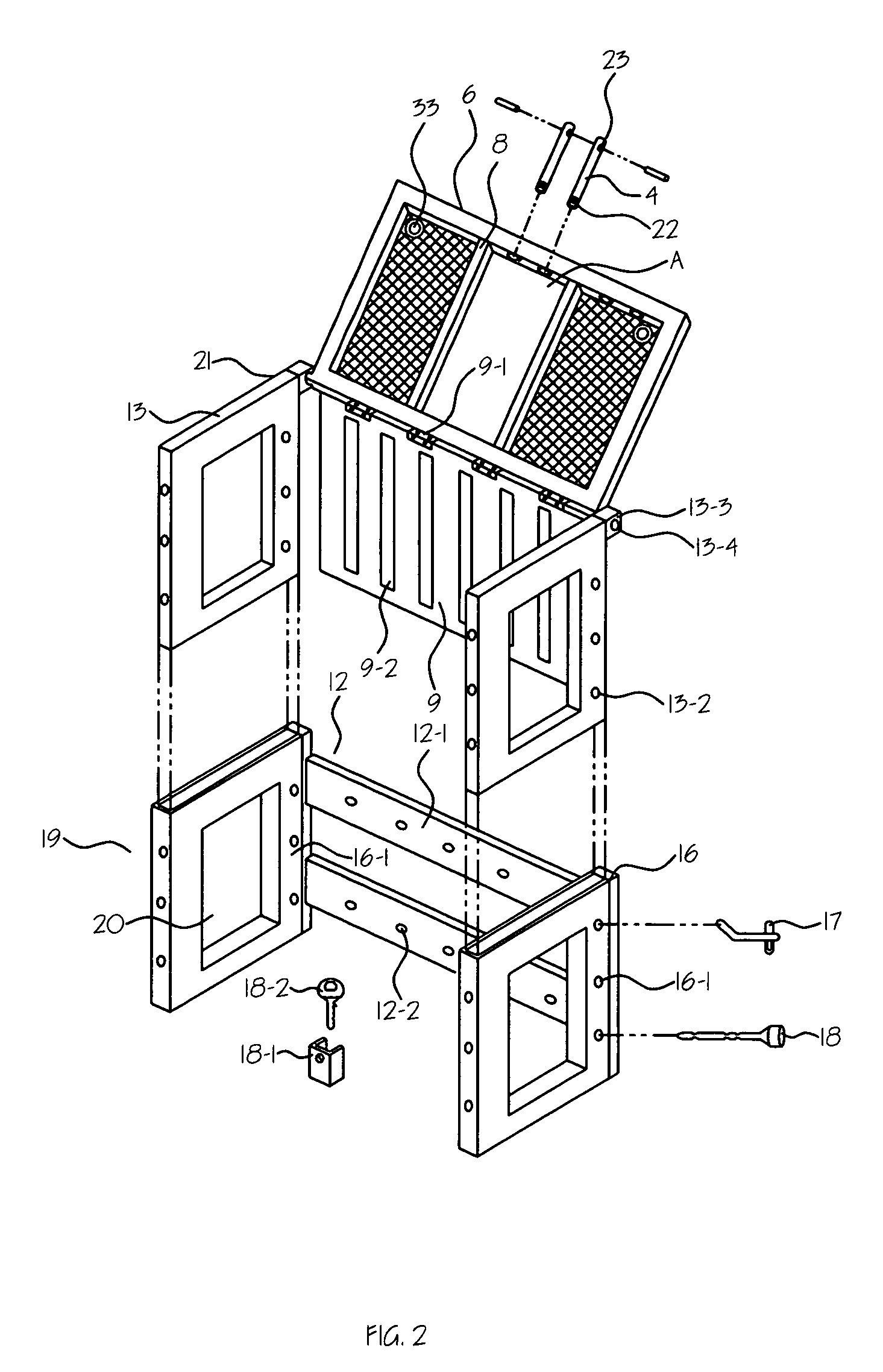 Adjustable truck box extender flip gate