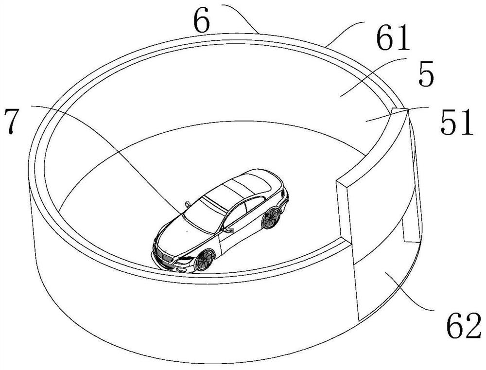 Display device for simulation interaction based on augmented reality technology