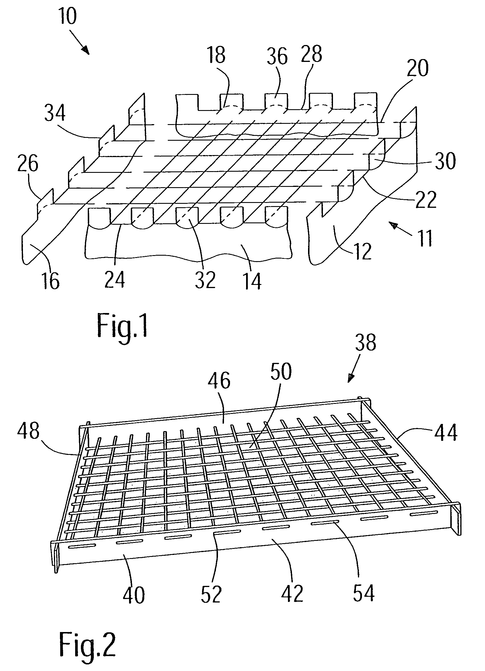 Support for structural components and method for producing the same