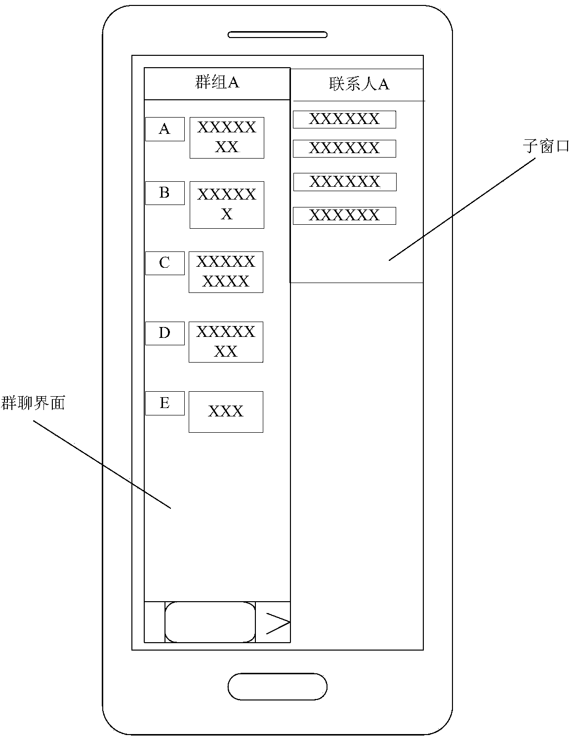 Chat display method and device