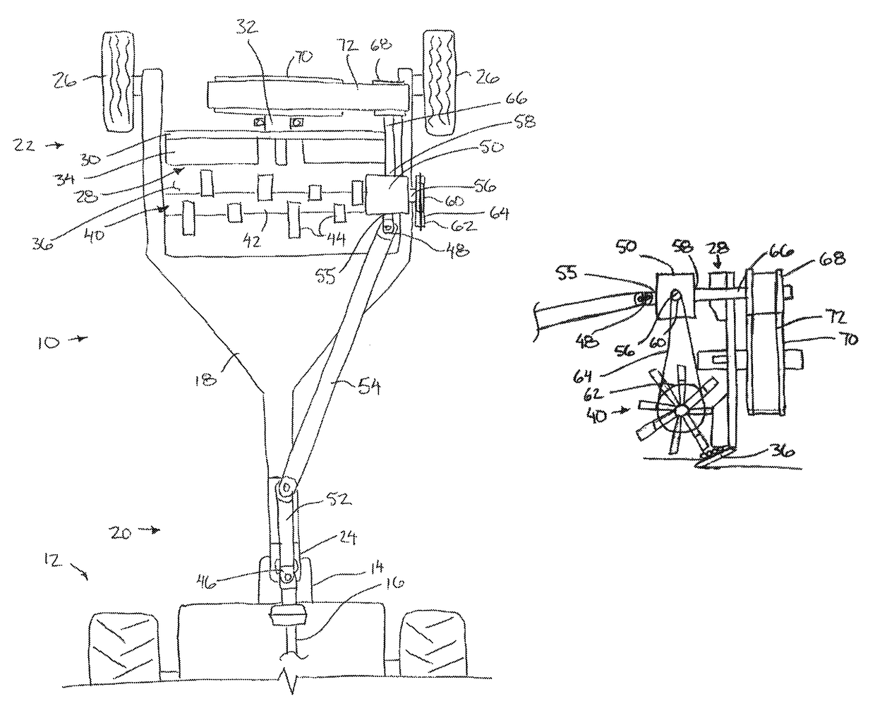 Ditch forming implement