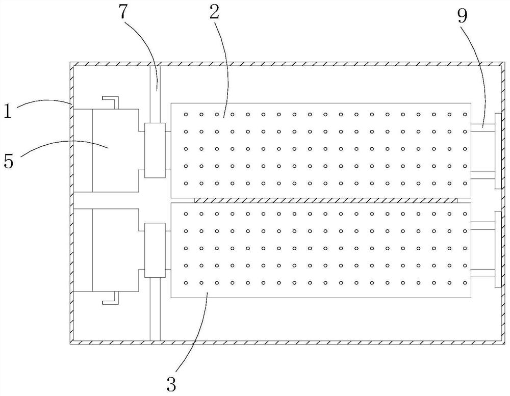 Glue storage type plywood gluing system