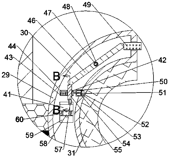 An ankle sprain fixation hot compress device